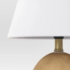 Faux Wood Mini Table Lamp Brown - Threshold™ -Bürolampen Verkäufe GUEST 06481247 f1b6 4845 b1a5 5ca1120c8dd0