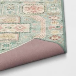 2'3"x3'9" Washable Persian Style Accent Rug Green - Threshold™ -Bürolampen Verkäufe GUEST 1006781a a639 4c3f b56e 25cb64ba9378