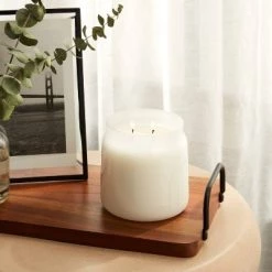 2 Wick 16oz Glass Jar Candle Lavender Cashmere - Threshold™