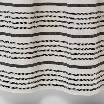 Striped Shower Curtain Black/White - Threshold™ 5 Striped Shower Curtain Black/White - Threshold™ - Image 3