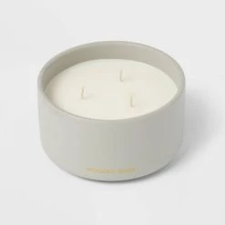 15oz Ceramic Jar 3-Wick Black Label Wooded Sage Candle - Threshold™ -Bürolampen Verkäufe GUEST 238b9c2c 8b96 4048 9102 da10f9242761