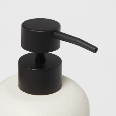 Modern Resin Soap Pump Sand - Threshold™ 5 Modern Resin Soap Pump Sand - Threshold™ - Image 3