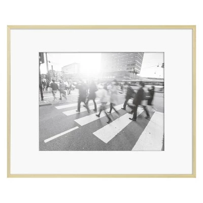 Thin Metal Matted Gallery Frame Gold - Threshold™ 8 Thin Metal Matted Gallery Frame Gold - Threshold™ - Image 6