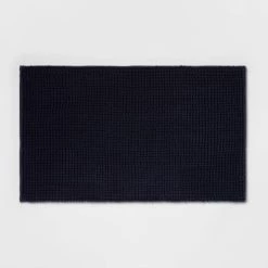 20"x34" Low Chenille Memory Foam Bath Rug - Threshold™ Aqua Stripe -Bürolampen Verkäufe GUEST 39340018 c942 49de 9fa6 d070ad92b386