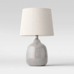 Assembled Ceramic Table Lamp Gray - Threshold™ -Bürolampen Verkäufe GUEST 43f55026 adf3 4fce aed3 817994ff6d0e