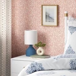 Ribbed Ceramic Mini Table Lamp Blue - Threshold™