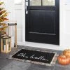 1'6"x2'6" Oh Hello Doormat Black - Threshold™ -Bürolampen Verkäufe GUEST 4e61d172 6d08 403d 90dc 64070b133292
