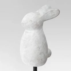 3pc Cement Rabbit Stake Outdoor Figurine Set White - Threshold™ -Bürolampen Verkäufe GUEST 61b16876 ac05 4b8b a54e 7ed637b26f03