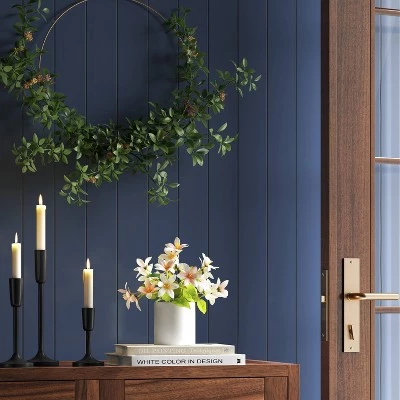 Set of 3 Aluminum Taper Holders Black