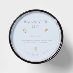 Colored Vase Glass with Dustcover Rainwater Lily Candle Gray - Threshold™ -Bürolampen Verkäufe GUEST 6efd91a6 961e 4e90 a80c c65ad3c57740