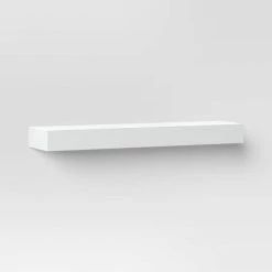 24" Floating Wood Shelf - Threshold™ White -Bürolampen Verkäufe GUEST 75ac8d18 bedc 4d98 a666 a4e8e2f6f3b9