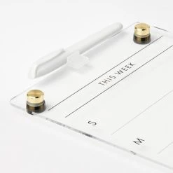 8"x16" This Week Acrylic Dry Erase Calendar - Threshold™ -Bürolampen Verkäufe GUEST 7ab11996 481c 452a 930d 43810b5e261f