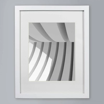 11" x 14" Matted to 8" x 10" Single Picture Gallery Frame - Threshold™ White 3 11" x 14" Matted to 8" x 10" Single Picture Gallery Frame - Threshold™ White