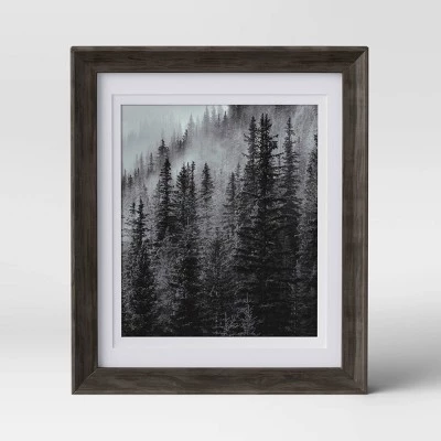 8" x 10" Double Matted Table Frame Dark Brown - Threshold™ 4 8" x 10" Double Matted Table Frame Dark Brown - Threshold™ - Image 2