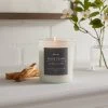 Milky White Glass Black Cedar Lidded Wooden Wick Jar Candle 9oz - Threshold™ -Bürolampen Verkäufe GUEST 870b156d 32f7 4e67 b302 e6a77e02ba8d