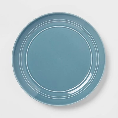 12pc Stoneware Westfield Dinnerware Set - Threshold™ Blue 4 12pc Stoneware Westfield Dinnerware Set - Threshold™ Blue - Image 2
