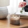 14oz Lidded Gray Glass Jar Crackling Wooden 3-Wick Candle with Clear Label Coconut and Honey - Threshold™ -Bürolampen Verkäufe GUEST 95261dbf 5e90 4c09 83b0 7581bf6dff1c