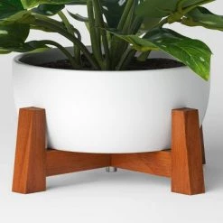 Artificial Calla Lily Leaf in Wood Planter - Threshold™ -Bürolampen Verkäufe GUEST 965abbab 3cfa 45f6 af6a d63ada715ded