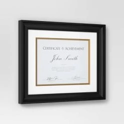 11"x14" Matted to 8.5"x11" Certificate Frame Black - Threshold™ -Bürolampen Verkäufe GUEST 9be89fc0 c288 4062 9a87 90ac85e785a3