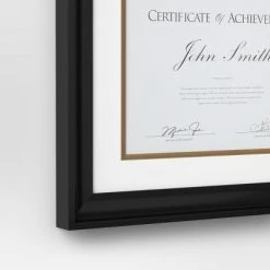 11"x14" Matted to 8.5"x11" Certificate Frame Black - Threshold™ -Bürolampen Verkäufe GUEST 9c0be508 e264 4c45 81a8 228285ccb5d5