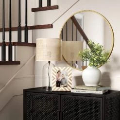 5" x 7" Patterned Mosaic Table Frame Brown - Threshold™