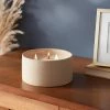 3-Wick 14oz Matte Textured Ceramic Wooden Wick Candle Ivory/Island Starfruit and Nectarine - Threshold™ -Bürolampen Verkäufe GUEST 9fc1ef5d b7d9 4cf8 ac6f c902cb244b30