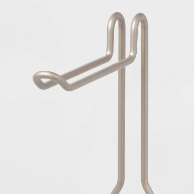 4 Roll Reserve Plus Freestanding Toilet Tissue Holder Silver - Threshold™ 4 4 Roll Reserve Plus Freestanding Toilet Tissue Holder Silver - Threshold™ - Image 2