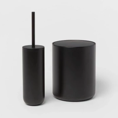 Metal Waste Can Black - Threshold™ 5 Metal Waste Can Black - Threshold™ - Image 3