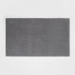 20"x34" Low Chenille Memory Foam Bath Rug - Threshold™ Aqua Stripe -Bürolampen Verkäufe GUEST b5e6536e 2bee 448c 9db8 3fd1c1129b9f