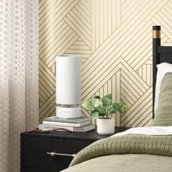 Faux Marble Mini Table Lamp White - Threshold™ -Bürolampen Verkäufe GUEST b9ff59d3 9d45 4f04 972c af219f225046