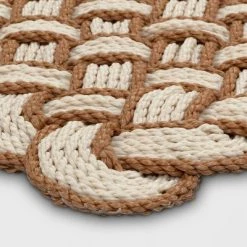 1'6"x2'6" Lovers Knot Coir Doormat Cream/Brown - Threshold™ -Bürolampen Verkäufe GUEST ba8ee206 296f 4271 99ac c792f146d24c