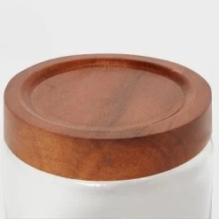 Canister Acacia/Glass Small - Threshold™ -Bürolampen Verkäufe GUEST bb509973 9119 458b 915d 04bbef918a4e