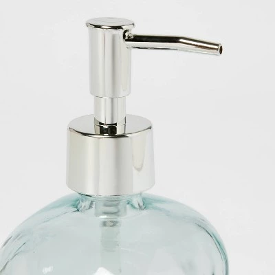 Recycled Glass Soap Dispenser Clear - Threshold™ 4 Recycled Glass Soap Dispenser Clear - Threshold™ - Image 2