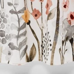 Floral Wave Shower Curtain White - Threshold™ -Bürolampen Verkäufe GUEST c87586e6 12cc 4e03 b887 89a09fcaa942