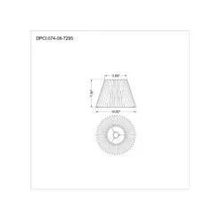 Small Pleated Lamp Shade White - Threshold™ -Bürolampen Verkäufe GUEST cdc65132 59d3 474f b824 1eb935235c85