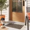1'6"x2'6" Rope Braided Basket Weave Doormat Black/Brown/Cream - Threshold™ -Bürolampen Verkäufe GUEST d67886e5 b4fe 406e ade5 ef17f532288e