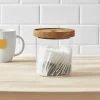 Glass Storage Canister with wood lid - Small - Threshold™ -Bürolampen Verkäufe GUEST dff9b986 4fc8 4a93 9685 cbf4417154de