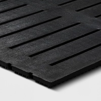 1'6"x2'6" Rubber Bristle Boot Scrapping Doormat - Threshold™ 5 1'6"x2'6" Rubber Bristle Boot Scrapping Doormat - Threshold™ - Image 3