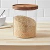 105oz Glass Storage Canister with Wood Lid - Threshold™ -Bürolampen Verkäufe GUEST e7fc6484 617b 41fd b20b ca66c80a8614