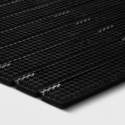 1'6"x2'6" Rubber Bristle Boot Scrapping Doormat - Threshold™ 4 1'6"x2'6" Rubber Bristle Boot Scrapping Doormat - Threshold™ - Image 2