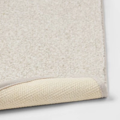 14pc Luxe Shower Curtain Set with Rug White - Threshold™ 5 14pc Luxe Shower Curtain Set with Rug White - Threshold™ - Image 3